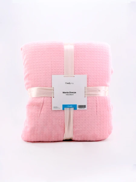 MANTA SHERPA 1 PLAZA ROSADO