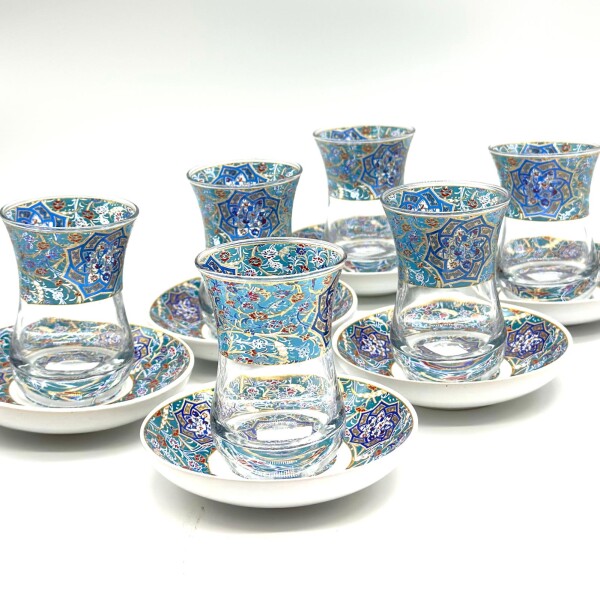 Juego de té color plato cerámica Modelo 3