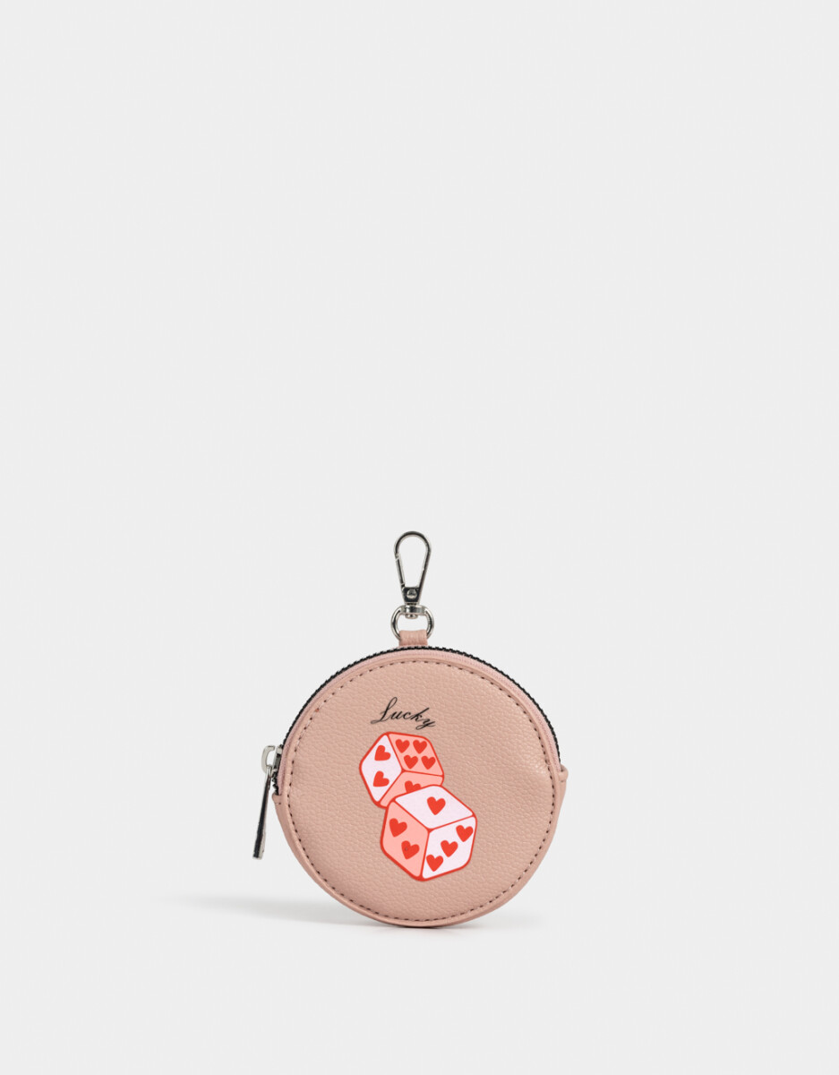 Monedero Cuerina Estampado 