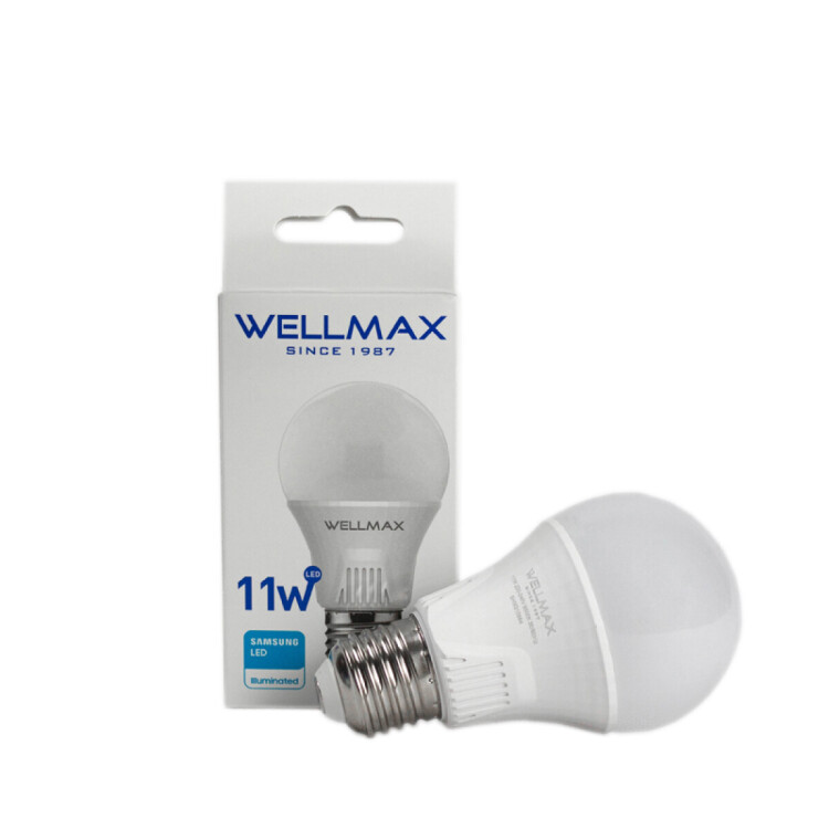 LAMPARA 11W WELLMAX BLANCO FRIO LED LAMPARA 11W WELLMAX BLANCO FRIO LED