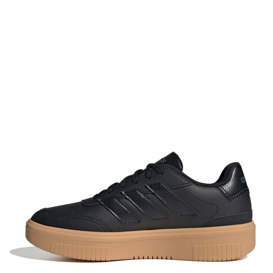 Championes de Mujer Adidas Courtblock Bold Plataforma &lt;span&gt;Negro - Beige Natural&lt;/span&gt;