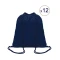 Bolsa Mochila x 12 unidades Azul marino