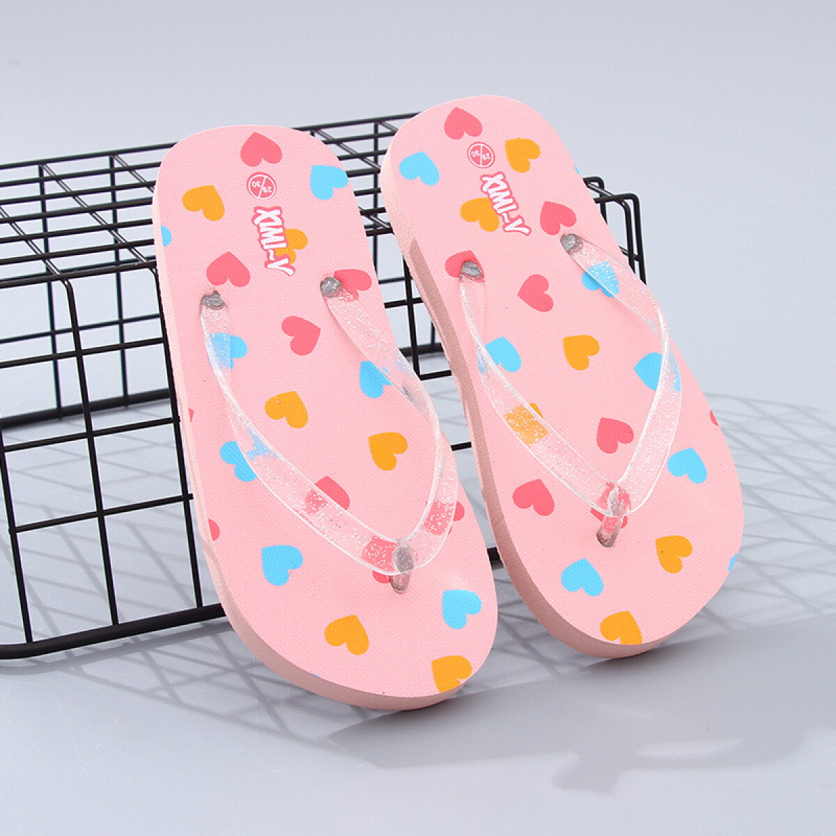 Chancletas Para Niños Corazones - 31/32 