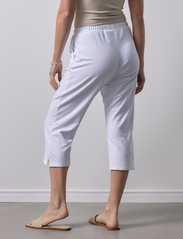 Capri Yoga Algodon BLANCO