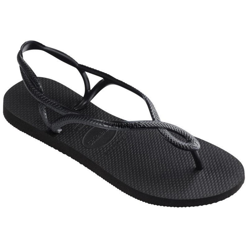 Sandalias Havaianas Luna FC Mujer Negro