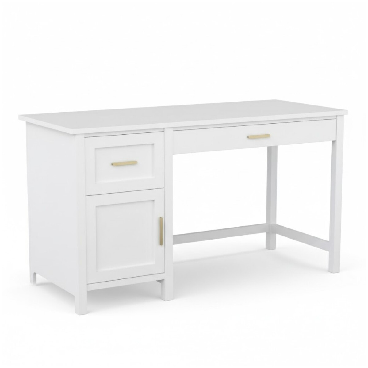 ESCRITORIO MESA PARA PC LAPTOP COMPUTADORA 2 CAJONES 1 PUERTA 