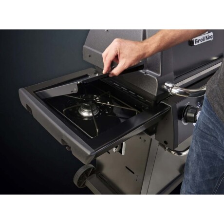BARBACOA A GAS ACERO-INOXIDABLE NEGRO ROYAL 340