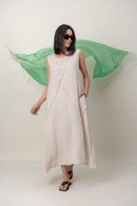 VESTIDO TIALLI Beige