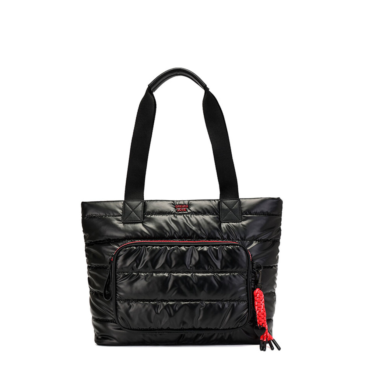 Bolso Las Oreiro Shopper - Negro - Rojo 