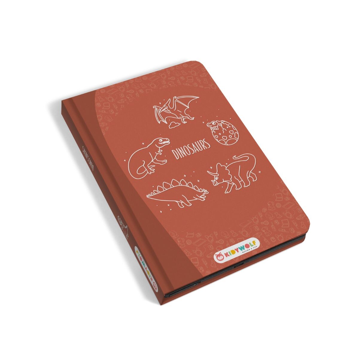 Mini Pizarra Led con libro y actividades - Dinosaurios 