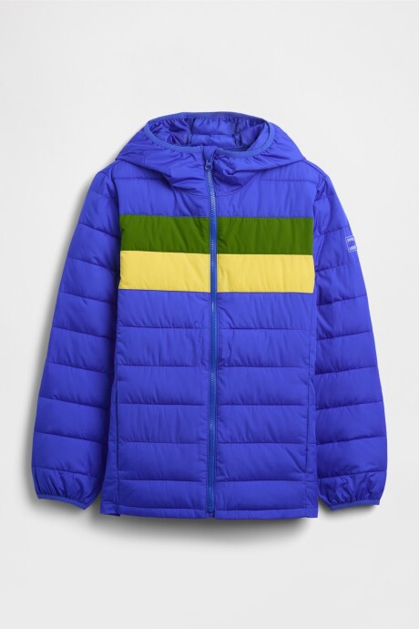 Campera Puffer Logo Gap Niño Royal Gem