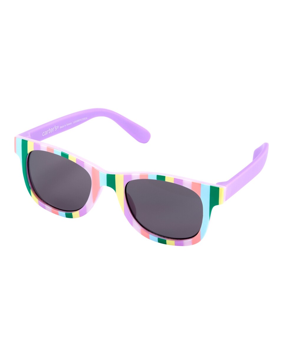 Lentes de sol, protección 100% UVA-UVB, diseño a rayas 