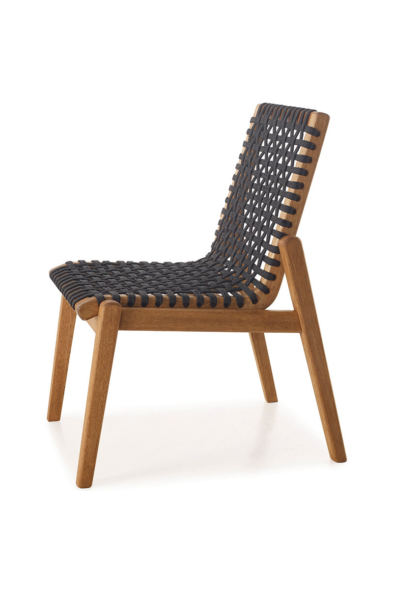 TRACO SILLA SILLA TRACO CUERDA NEGRA 56x62x85CM JATOBA