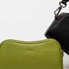 Bandolera The Club en cuero graneado Moss