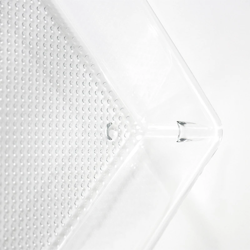 ORGANIZADOR CUAD ACRIL TRANSP 15X15X5CM Unica
