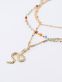 COLLAR SERPIENTE DORADO