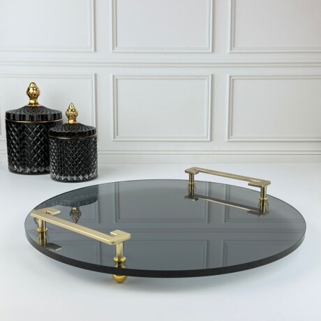 Bandeja Vidrio Circular Decorativa Ø35cm Bandeja Vidrio Circular Decorativa Ø35cm