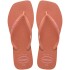Ojotas Havaianas Slim Square Logo Pop Pp Rosado