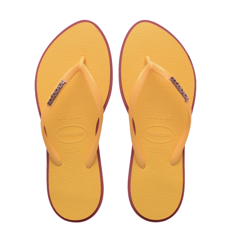 Sandalias de Mujer Havaianas Point Rosa - Dorado