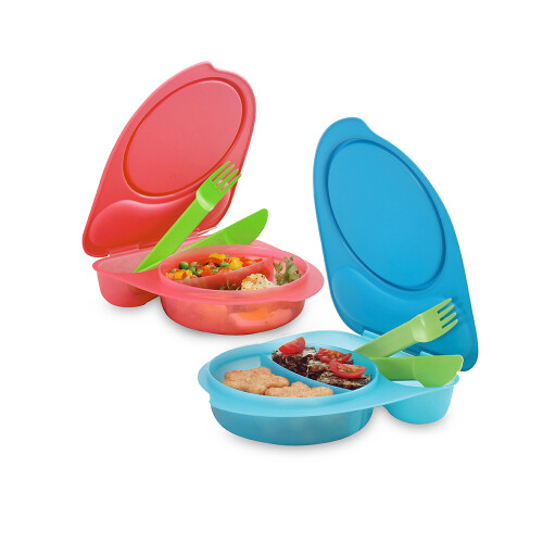 PORTA VIANDA CON DIVISIONES Y CUBIERTOS TUPPERWARE 400 ML PORTA VIANDA CON DIVISIONES Y CUBIERTOS TUPPERWARE 400 ML