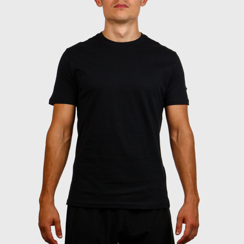 Diadora Hombre Sport T-shirt Crew Neck-black Negro