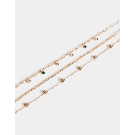 Sets De Pulseras Con Strass Multicolor Combinacion Multicolor