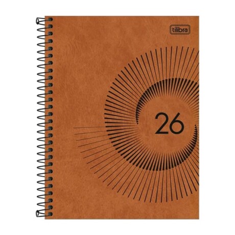Agenda Tilibra 2026 Pratika Semanal Naranja