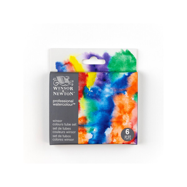 Acuarela Profesinoal x 6 colores - Winsor & Newton Tonos Fuertes