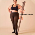 Medias Panty Térmica Con Efecto Piel Negro Talla Grande Medias Panty Térmica Con Efecto Piel Negro Talla Grande