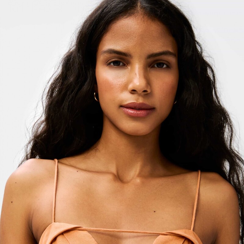 VESTIDO FEM TERRACOTA
