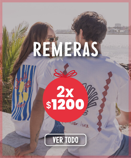 Remeras 2x1200