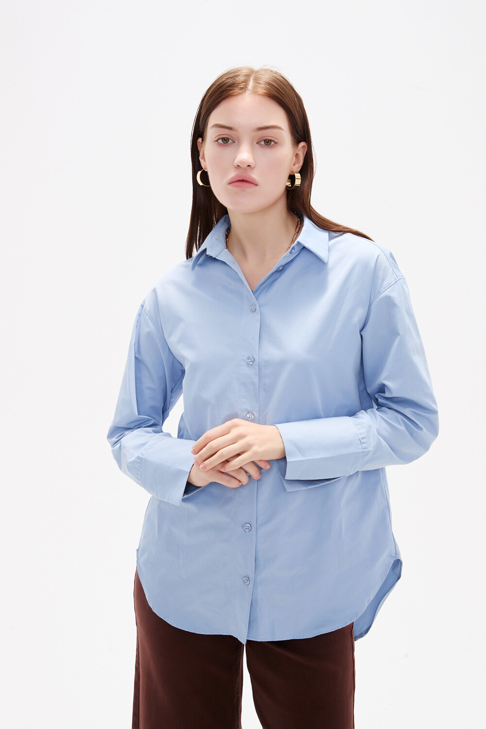 Camisa Olika Celeste
