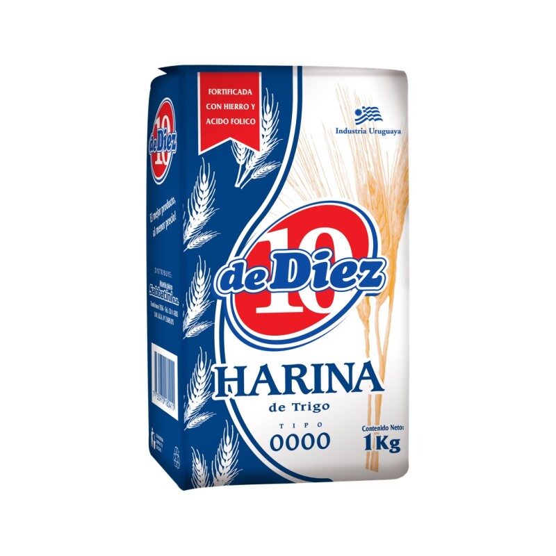 HARINA DE DIEZ 0000 1K Harina De Diez 0000 1k