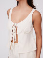 Musculosa Chemy Beige Claro