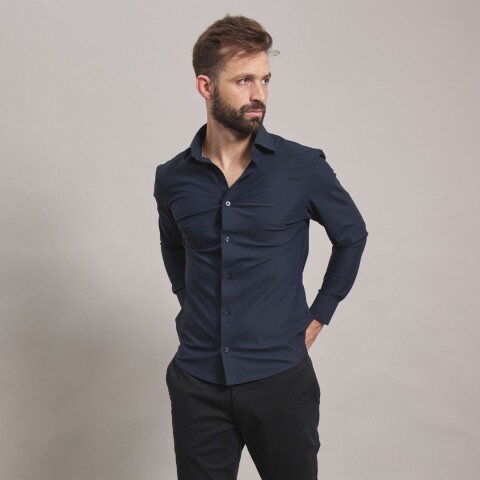 Camisa técnica Azul