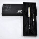 Pluma Estilografica Montblanc Meisterstuck Doue En Plata 925 Pluma Estilografica Montblanc Meisterstuck Doue En Plata 925