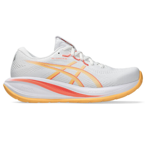 Zapatillas Running Gel-Cumulus 28 Mujer White/orange Glow