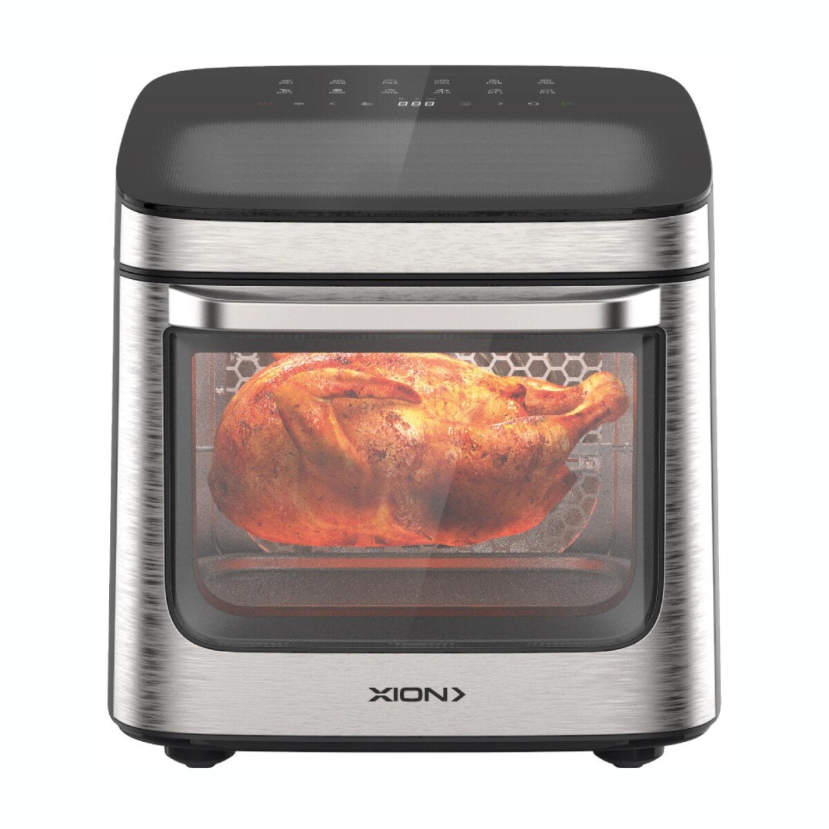 Freidora De Aire XION XI-FR140 Capacidad 14L Con Visor Y Cesto Giratorio 