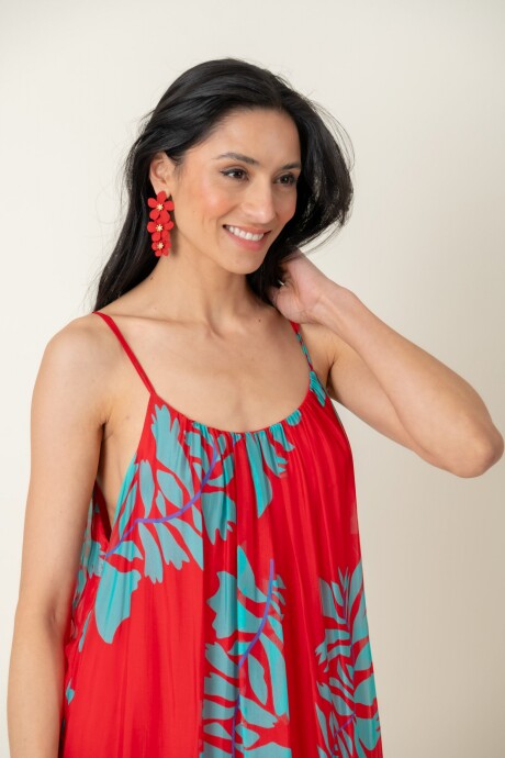 VESTIDO AZAFRAN Rojo
