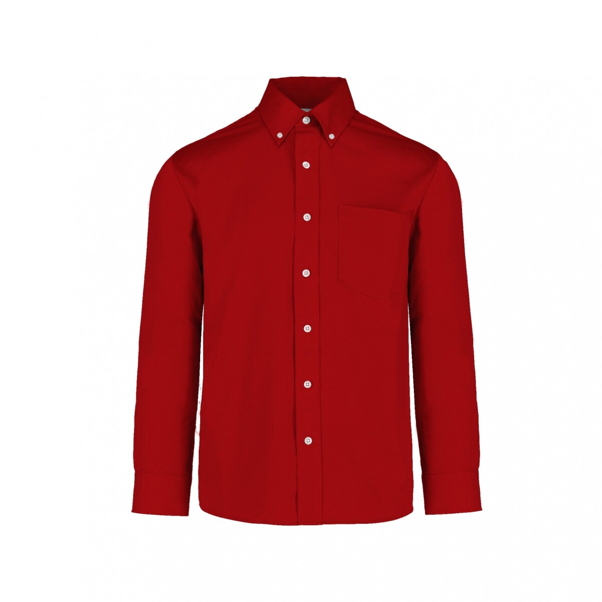 Camisa gabardina manga larga - Rojo 