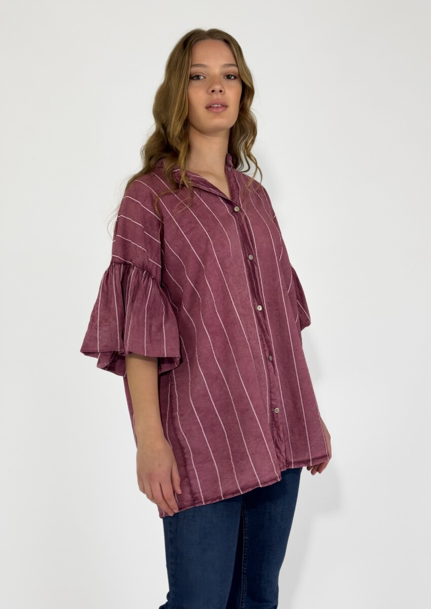 CAMISA AREZZO - PURPURA 