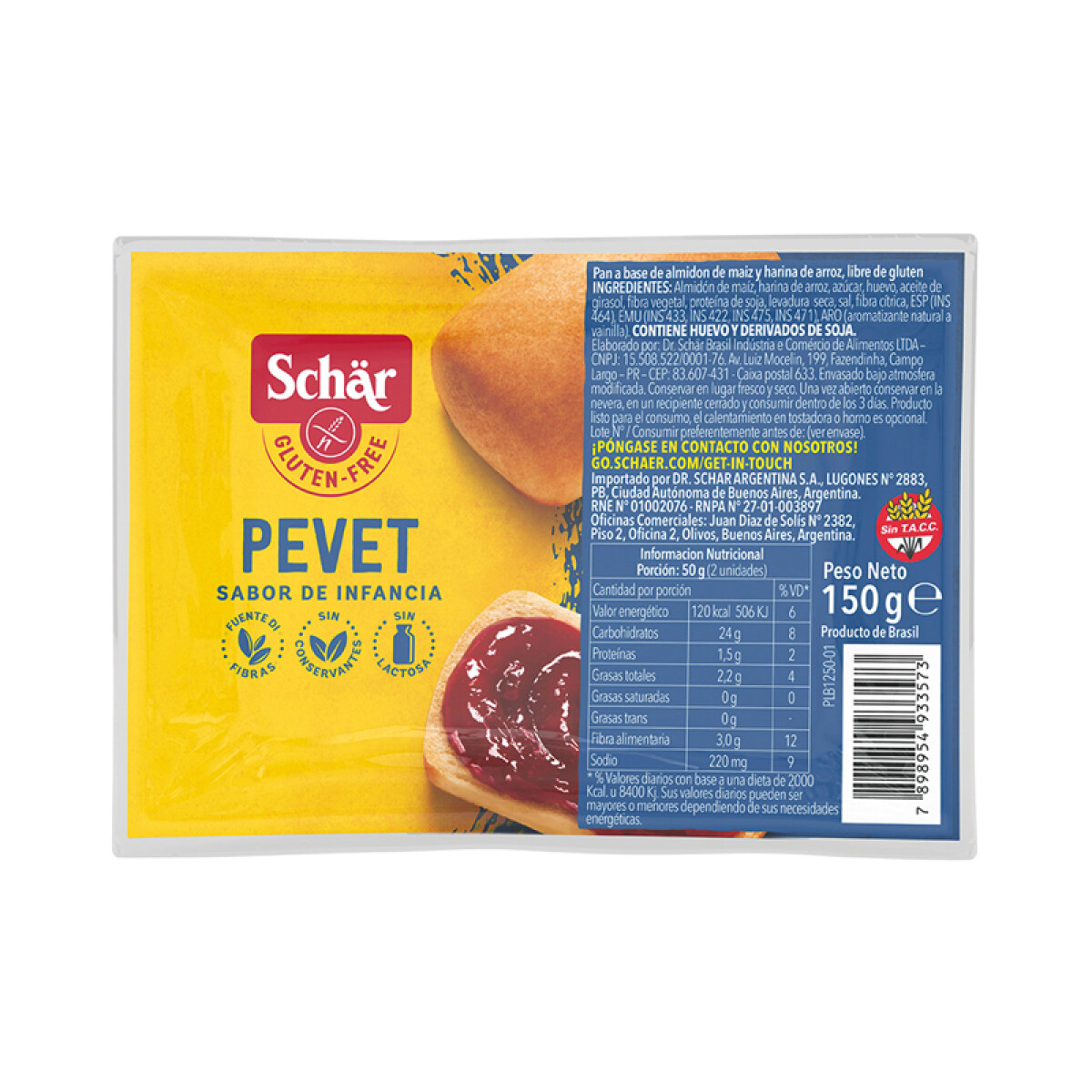 Pan pevet Schar 150g 
