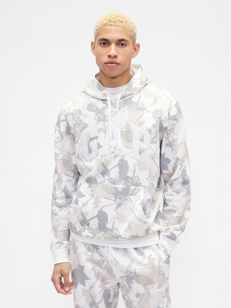Canguro Logo Gap Hombre - Grey Camo 