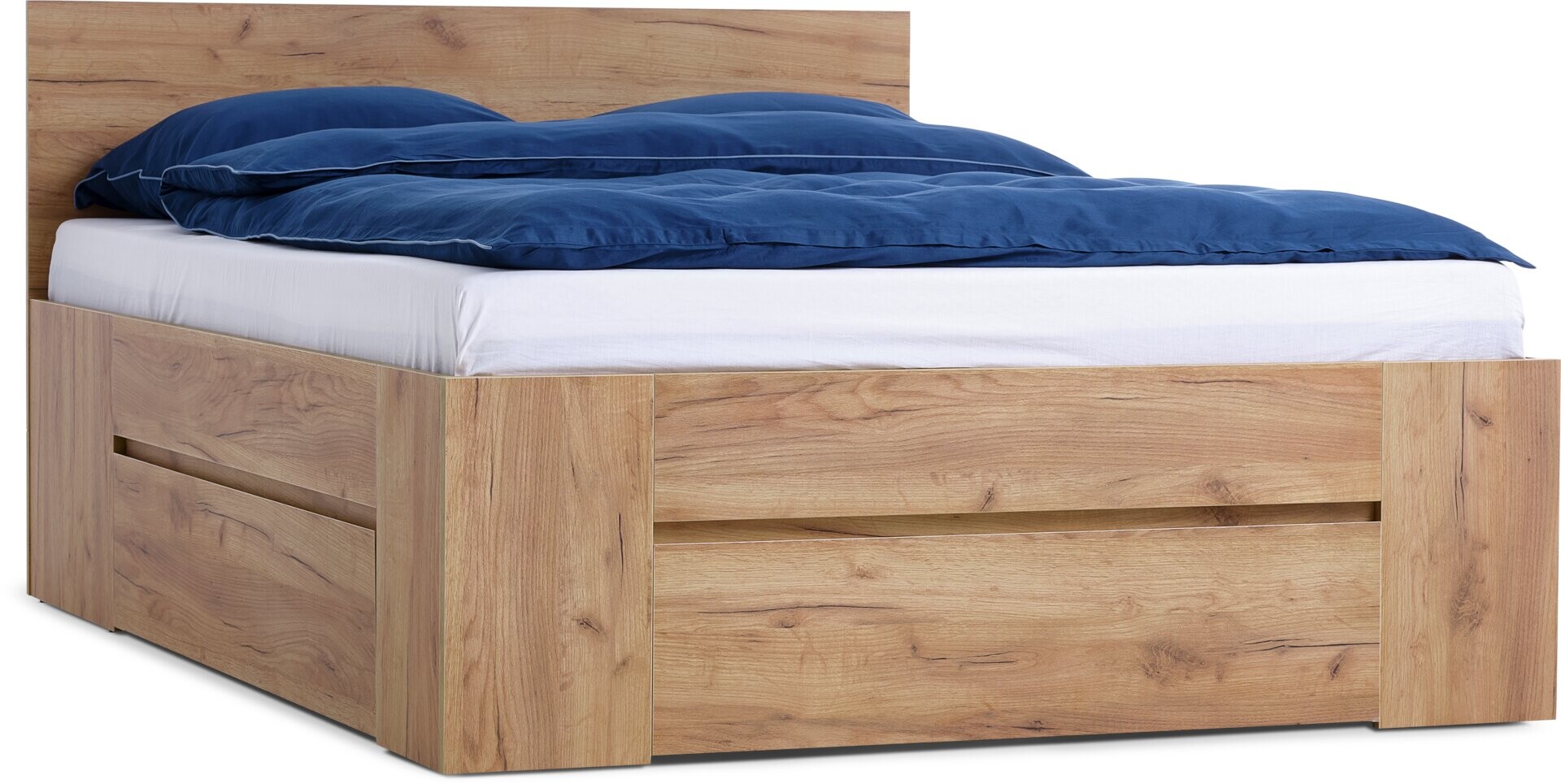 Estructura cama LIMFJORDEN 160x200 3 cajones roble 