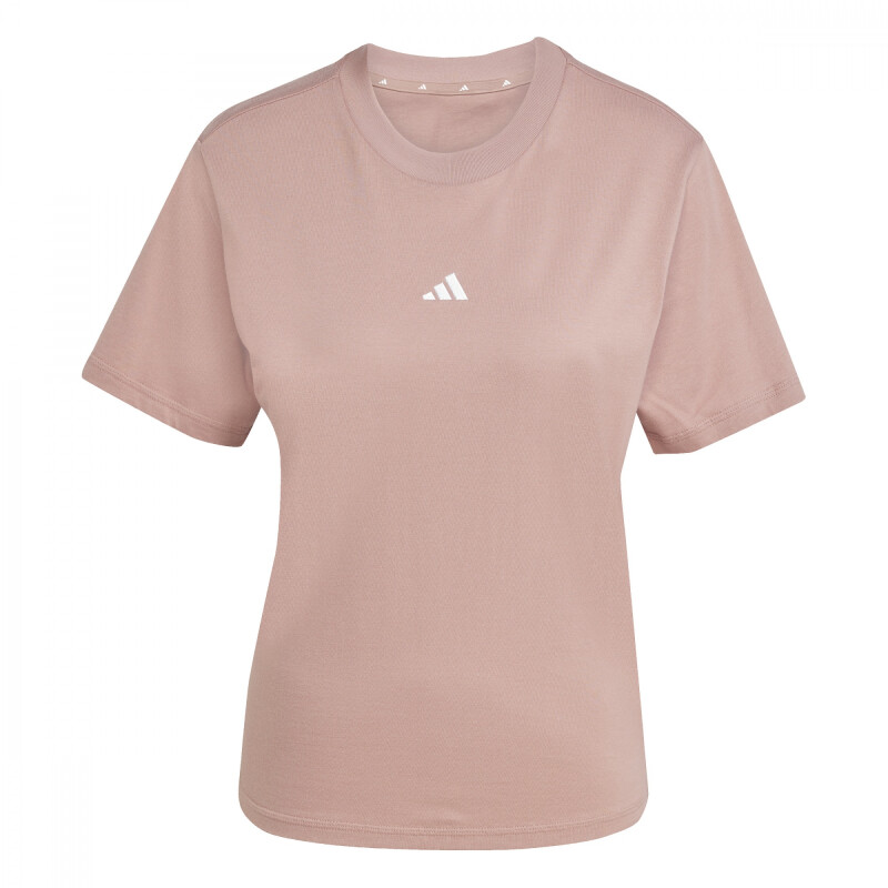 Remera Adidas TSHIRT W SL SJ T de Mujer - JI6075 Rosa Viejo-blanco