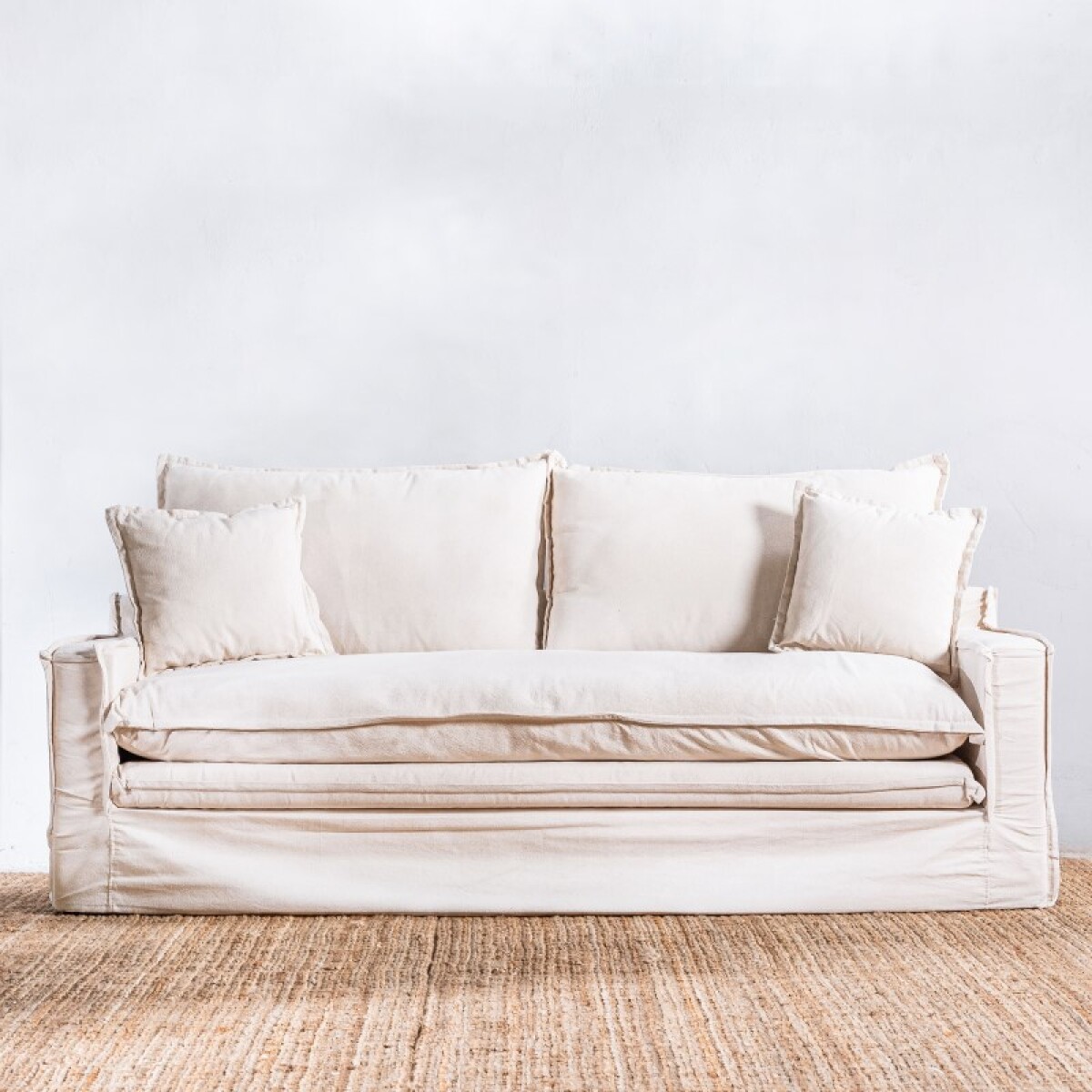 Sillón Tessa 3 Cuerpos Natural 