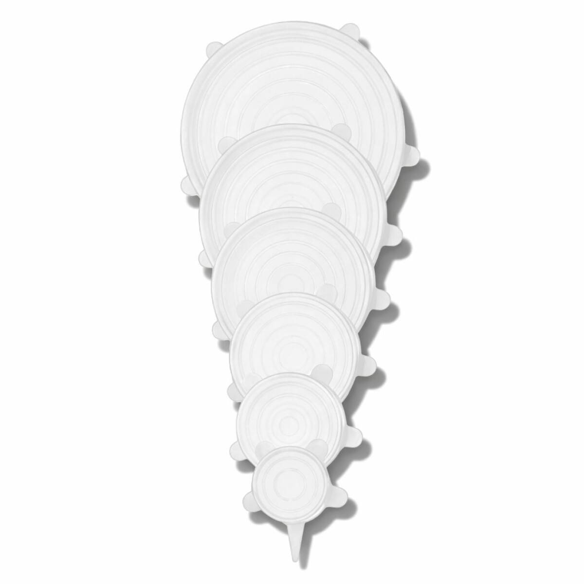 TAPAS ELASTICAS DE SILICONA SET x6 