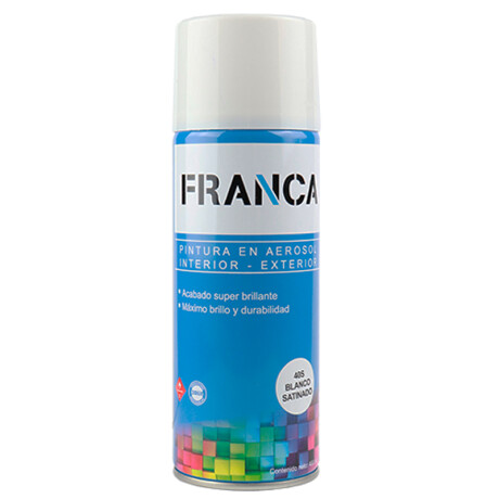 ESMALTE AEROSOL 400ML BLANCO SATINADO REF.40S FRANCA ++ N/a