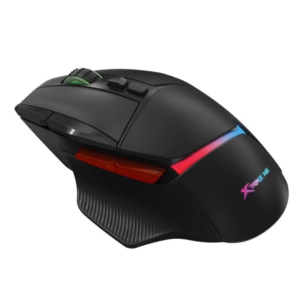 Mouse Gamer Xtrike Me De Juego Cableado USB Luz RGB 8000 DPI Variante Color Negro