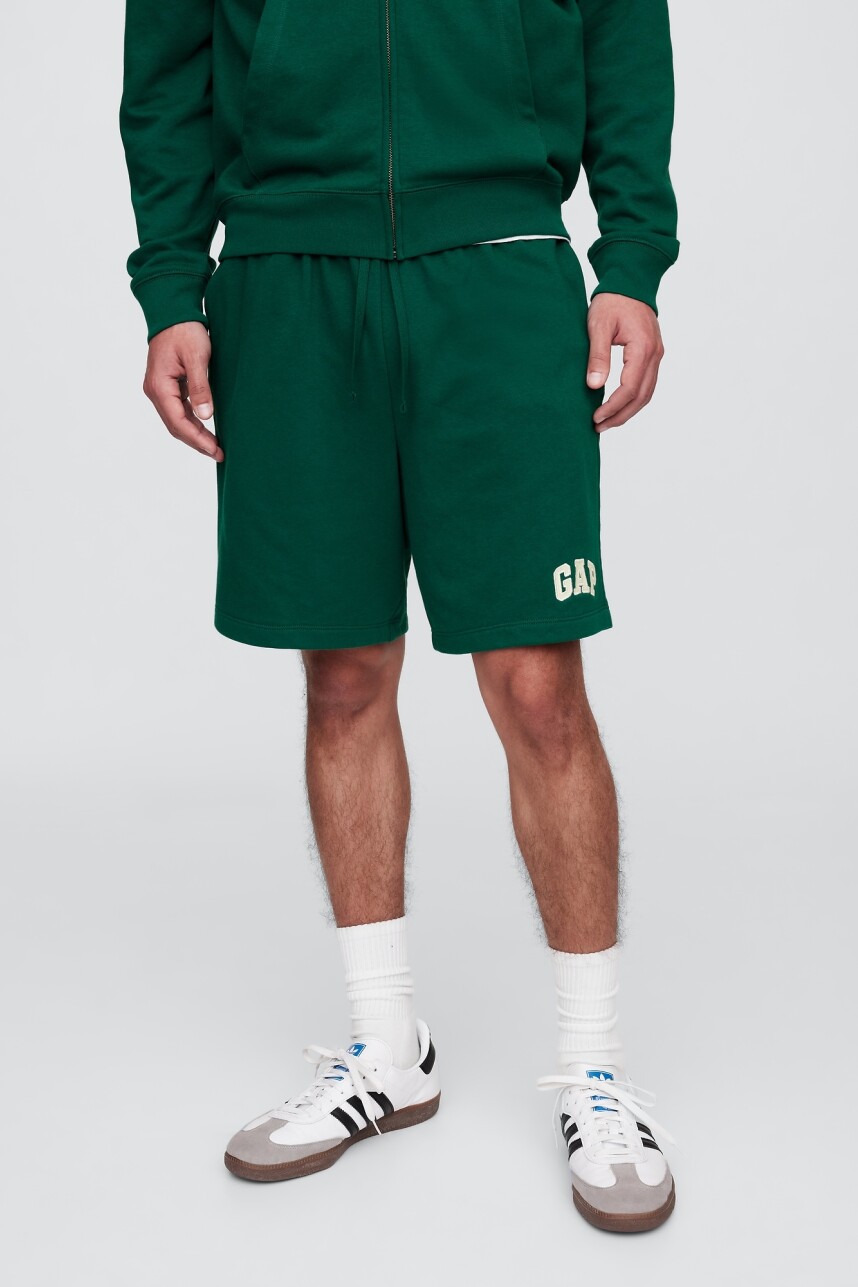 Short Deportivo Sin Felpa Logo Gap Hombre Rain Forest 19-5232 Tc